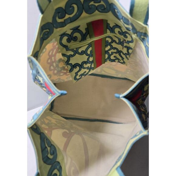 Brighton A Winter’s Love Tote Canvas Hand Sketched T Clancy Large NWOT - Picture 9 of 12